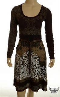10.9 NEW DESIGUAL Baroque & Snake Print Tunic Style A Line Dress 11291 