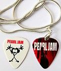 pearl jam guitar pick necklace plus free matching pick buy