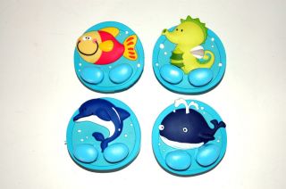 funky sea life toothbrush holders fish seahorse dolphin more options