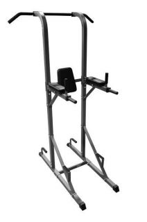 Pull up Bar Power Tower with Dip Station XM 4434 crunches dips knee 