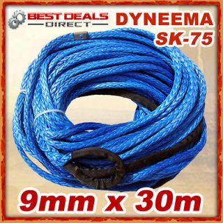   Winch Rope Sk75 Synthetic Cable 10mm x 35m 4WD Recovery Offroad Warn