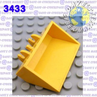 lego yellow excavator bucket 3433  1 58