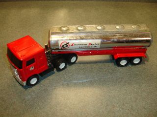   Buddy L Southern States Petroleum Tractor Trailer Toy Made Japan