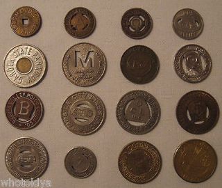 Transit Tokens Mixed Bulk Wholesale Lot 16 Selling Lifetime Collection