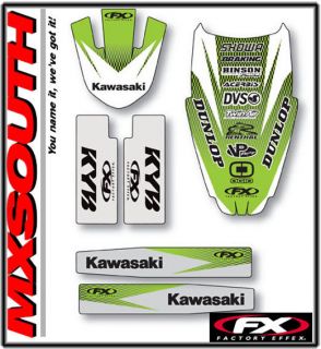 Factory Effex Universal Trim Graphic Kits Kawasaki KX125 KX250 1999 