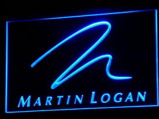 Newly listed k076 b Martin Logan Speaker Audio Home Neon Light Sign