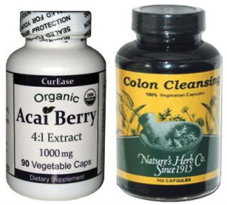 acai berry extract herbal colon cleanse kit ultra combo time