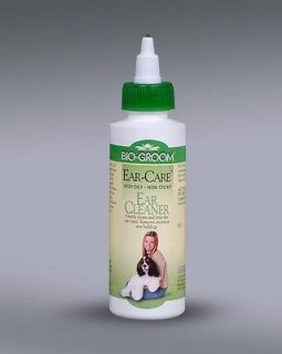BIO GROOM EAR CARE CLEANER & WAX REMOVER 4 OZ DOG OR CATS FREE SHIP 