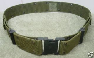   MILITARY ARMY TACTICAL LC 2 Olive Drab PISTOL WEB UTILITY BELT L LRG