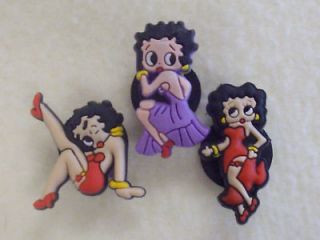 pc betty boop shoe charms fit crocs jibbitz time