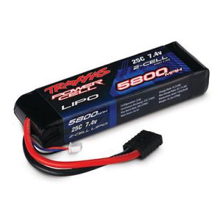 Traxxas 2843 Lipo Battery 25C 7.4 Volt 2S 2 Cell 5800 mAh TRA Plug1/7 