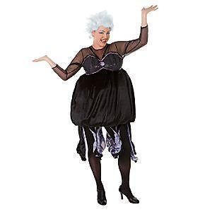 NEW Disney Store URSULA Sea Witch ADULT DRESS S M Halloween COSTUME