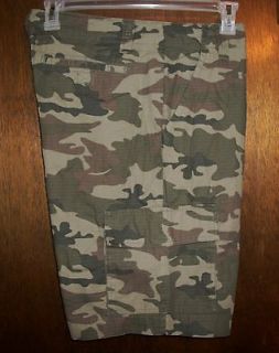 Mens Cargo Shorts sz 40 OPEN TRAILS Great 100% Cotton Camouflage NWT