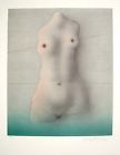 paul wunderlich signed 1977 color lithograph torso expedited shipping 