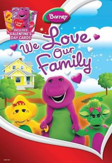   We Love Our Family DVD, 2010, With 3 Valentines Day Cards