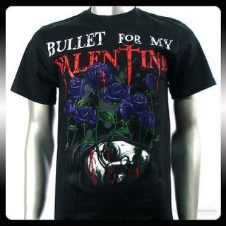 Bullet For My Valentine Rock Band Biker T shirt Sz XL Rider Bu7