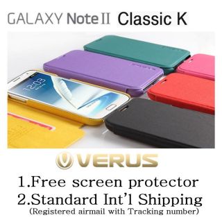 VERUS Classic K leather case cover casing for Samsung Galaxy note 2 II 