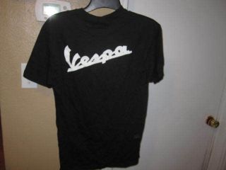   Classic Vespa Store Jacksonville logo Black T Shirt Lambretta Scooter