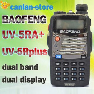   Version UV 5R BAOFENG UV 5RA+ VHF/UHF Dual Band Radio +free earphone