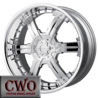 24 Chrome Veloche Vicious Wheels Rims 5x135/5x139.7 5 Lug Ford F 150 