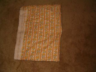   Waverly fabric Allison 4 1/4 yds 48 w yellow flower drapes curtain