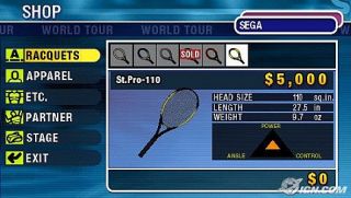 Virtua Tennis World Tour PlayStation Portable, 2005