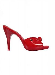 new vivienne westwood melissa red mule shoes us size 8