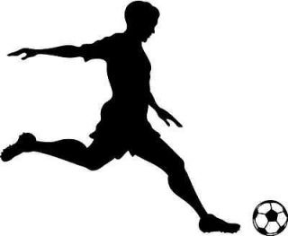 Newly listed Soccer Player Decal Soccer Ball Sticker For Boat RV Car 