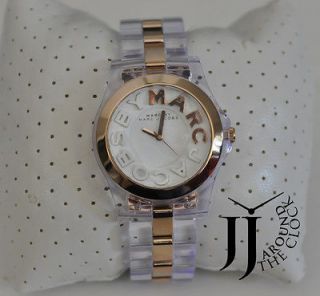 Newly listed NEW MARC BY MARC JACOBS RIVERA LADIES CLEAR ACRYLIC ROSE 