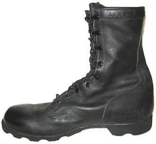 LKNU WELLCO BLACK AIRFORCE BMT PARATROOPER COMBAT MILITARY JUMP BOOTS 