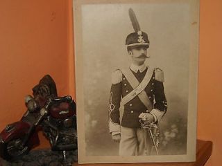 italian soldier hussar uniform saber tschako studio photo from poland