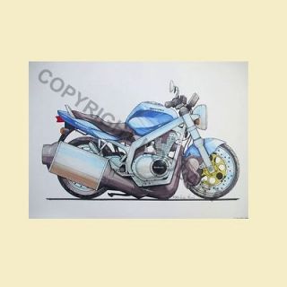 KOOLART SUZUKI GS500 MOTORCYCLE A3 SIZE POSTER PRINT PICTURE 1195