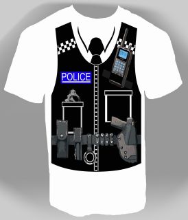   Dress Police Costume, tshirt, funny tee, All Sizes, White tee, joke