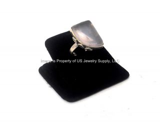 Black Velvet Mini Ring Clip Jewelry Showcase Display Sales Stand