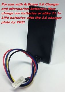 parrot ardrone 2 0 vge lipo battery charger adapter plate