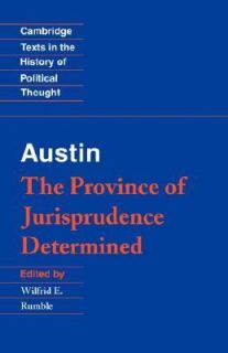 Austin The Province of Jurisprudence Determined by John Austin 1995 