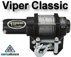 VIPER Classic 3000lb ATV Winch & Custom Mount for Yamaha Grizzly 550 