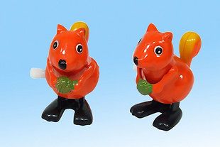 one wind up toy jump squirrel kids party favours wut046