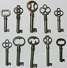 10 Antique Furniture Keys Cabinet Keys Antique Barrle Barrel Keys