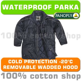 panoply helsinki waterproof mens rain coat jacket parka navy blue