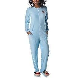   Baby BLUE MONKEY Adult FOOTED Pajamas Extra L Soft Footies One Piece