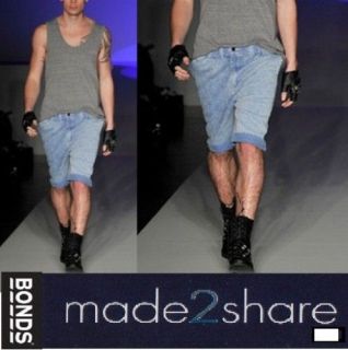 bonds new mens surf denim jeans blue shorts men s pants