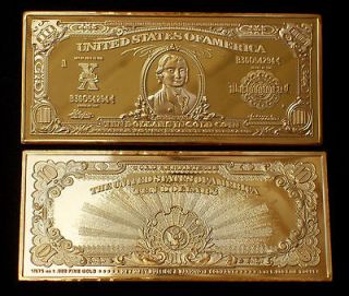 OZ 1907 SERIES $10 HILLEGAS GOLD CERTIFICATE .999 FINE GOLD/COPPER 