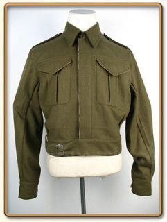ww2 canadian army woollen serge battle dress jacket xl free