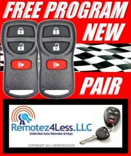   REPLACEMENT REMOTE KEY KEYLESS ENTRY FOB FOBS (Fits Nissan Xterra