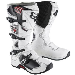 new fox racing comp 5 mx motocross boots white size