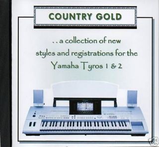 tyros 1 tyros 2 software country gold yamaha from united