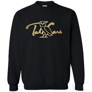 Ovoxo OVO Drake owl Sweater Crewneck Sweatshirt Gold Logo S 5XL
