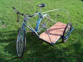 PLANSBuild your own BICYCLE SIDECAR for $5 ~ cargo bike ~ cart