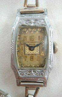 Vintage Antique Masin Watch Company 15 Jewel Ladies Wrist Watch 